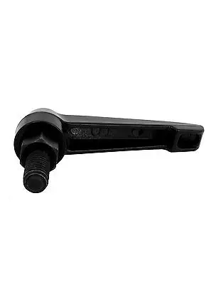 M8x15mm filetto maschio tornio metallo impugnatura regolabile leva impugnatura nera