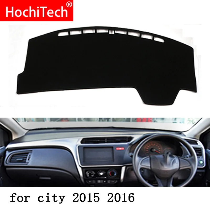 لهوندا سيتي غريس 2014 - 2019 اليد اليمنى واليسرى محرك لوحة سيارة يغطي حصيرة الظل حشوة وسادة السجاد اكسسوارات #6