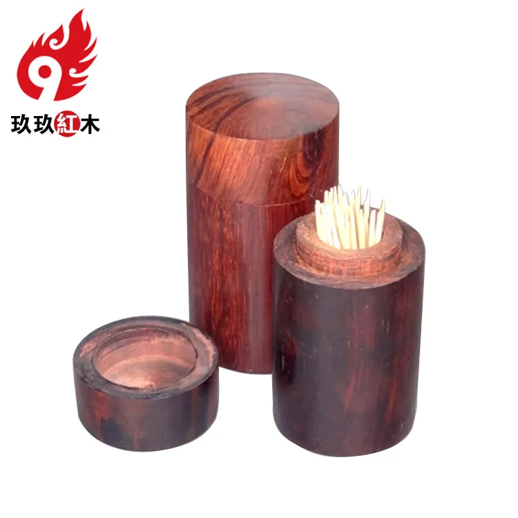 

Rosewood mahogany Toothpick Holder exquisite craft creative fashion portable high-speed toothpick box storage tanks Value Price