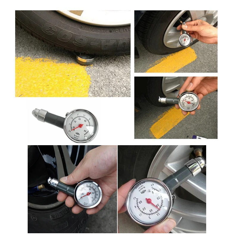 ZD Car Tire pressure table Detector Wheel Styling sticker for BMW e46 e39 e36 Audi a4 b6 a3 a6 c5 Renault duster Lada granta