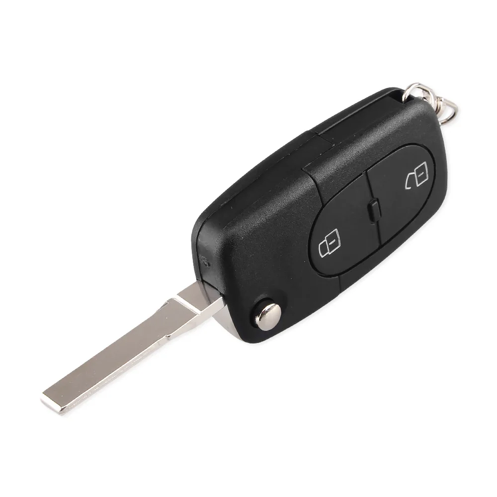 KEYYOU Car Remote Key Shell Case Fob For Volkswagen VW MK4 Golf B5 B6 Bora Passat Golf 4 5 6 CR1616 Flip Car Key Case