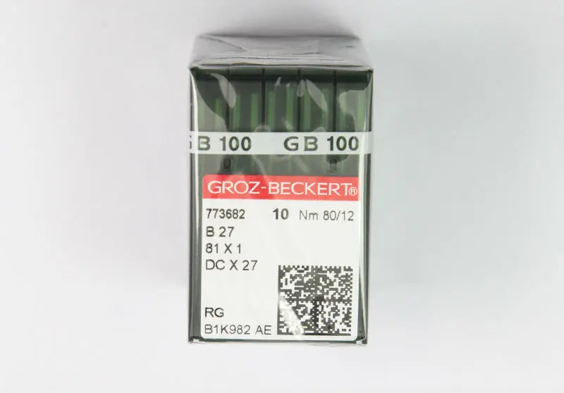 100 sztuk groz-beckert B-27 Dcx27 Dcx1 Overlock Serger igła do maszyn do szycia