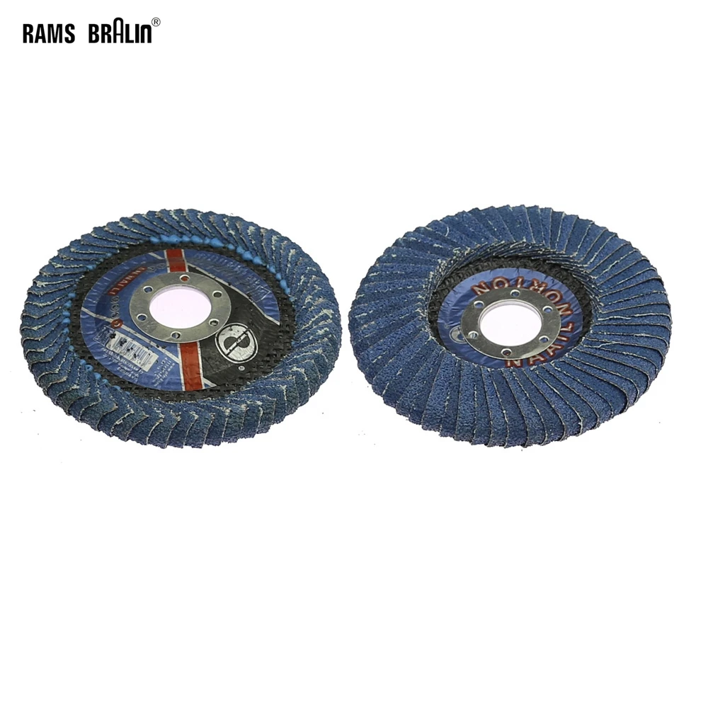 

1 piece Zirconia Abrasive Flap Disc Double-side Grinding Wheel for Metal Slot Polishing Iron Gap Rust Removal 115X22mm