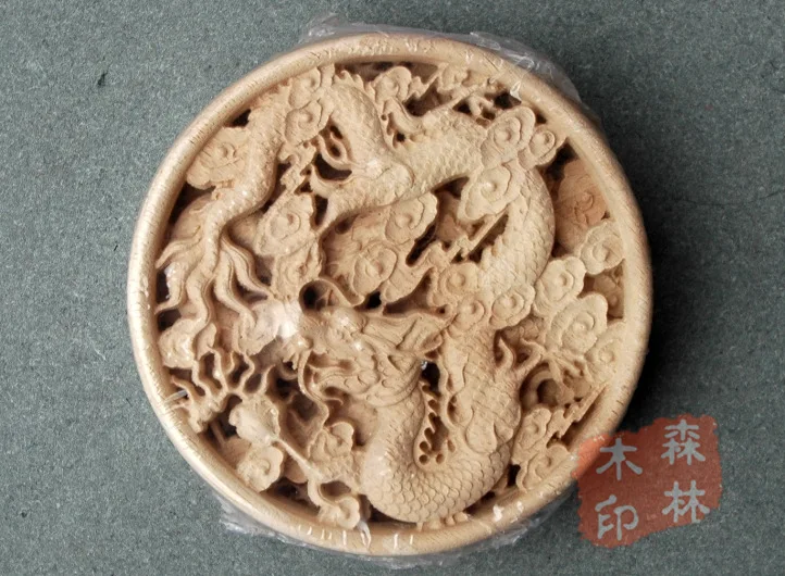 

Wood antique furniture dongyang wood carving wood applique fashion wooden carving circle embossed smd