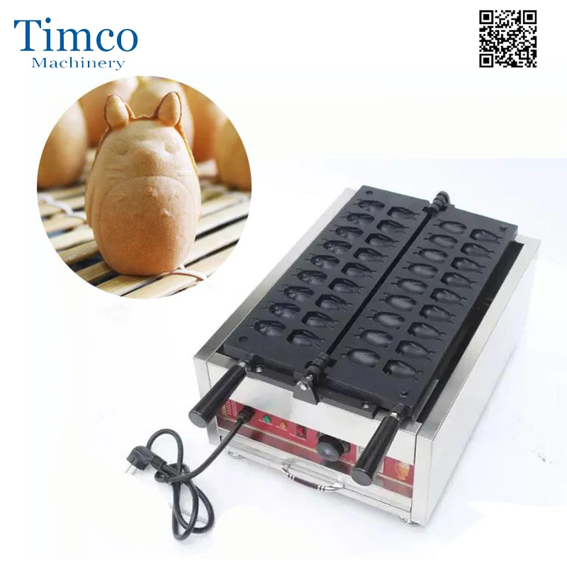 TIMCO Totoro Shaped Waffle Machine 110v 220v Custom Plate Waffle Maker Commercial Snack Cake Machine