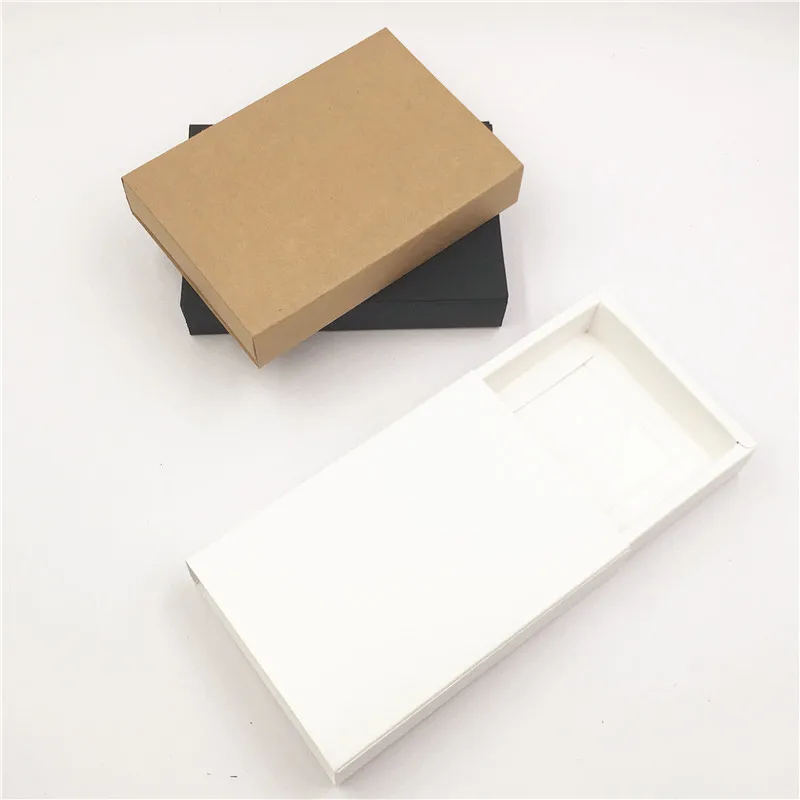 20 pcs Drawer Gift Boxes Kraft Brown Handmade Soap Packaging Boxes Party Storage box For Jewerly/Candy/Handicraft