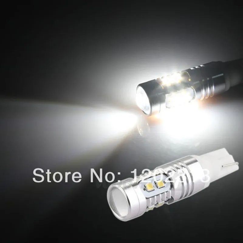 Free shipping 4pcs/lot White T10 Samsung 2323 chip High Power LED Reverse Lamp Light Bulb Backup 921