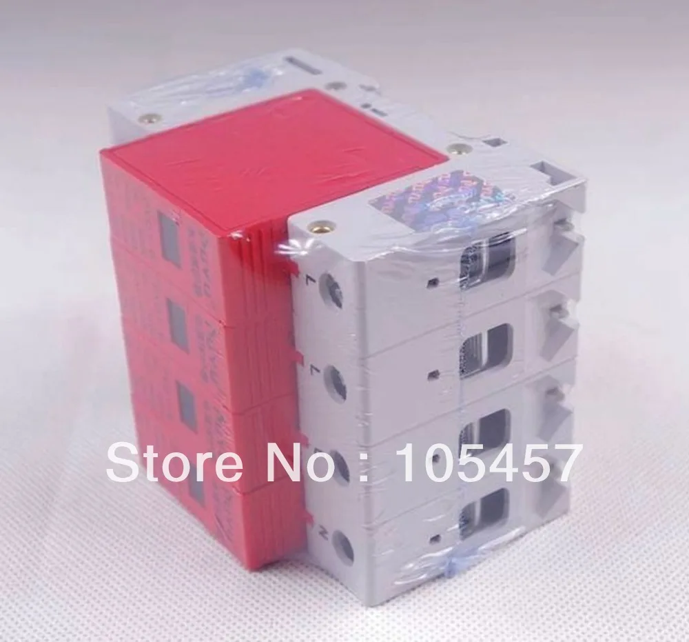 4P 40~80KA Din Rail Surge Protection Lightning Arrester  Brand New In Box Over Voltage