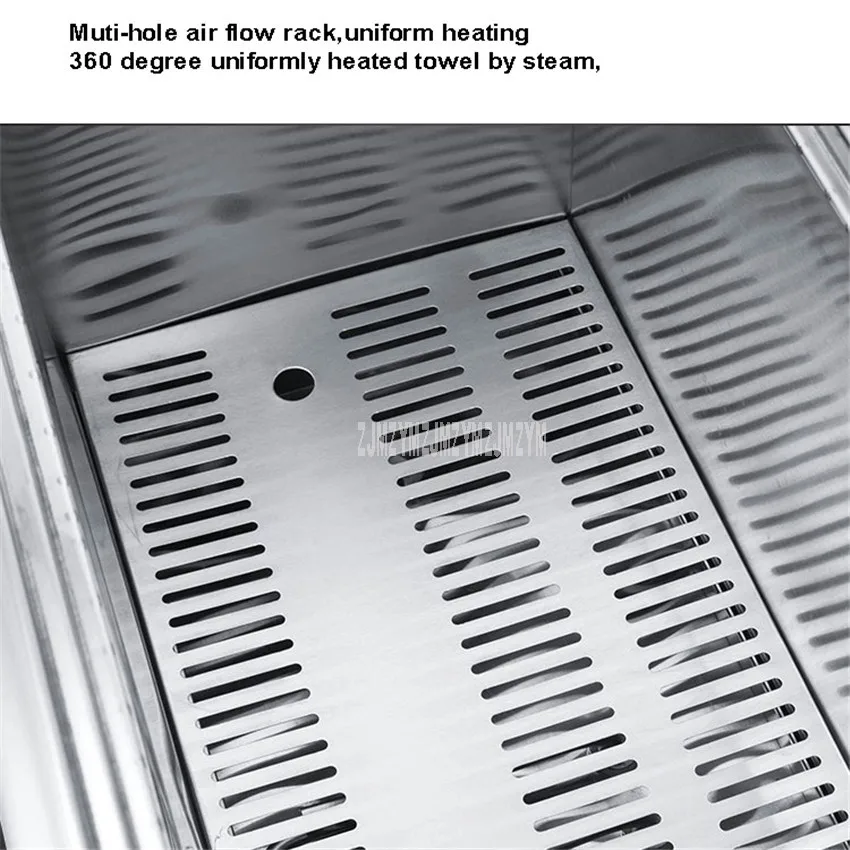 Toalla caliente eléctrica comercial para coche, esterilizador de alta temperatura, vapor, humidificador, armario de desinfección, salón de belleza, baño de pies