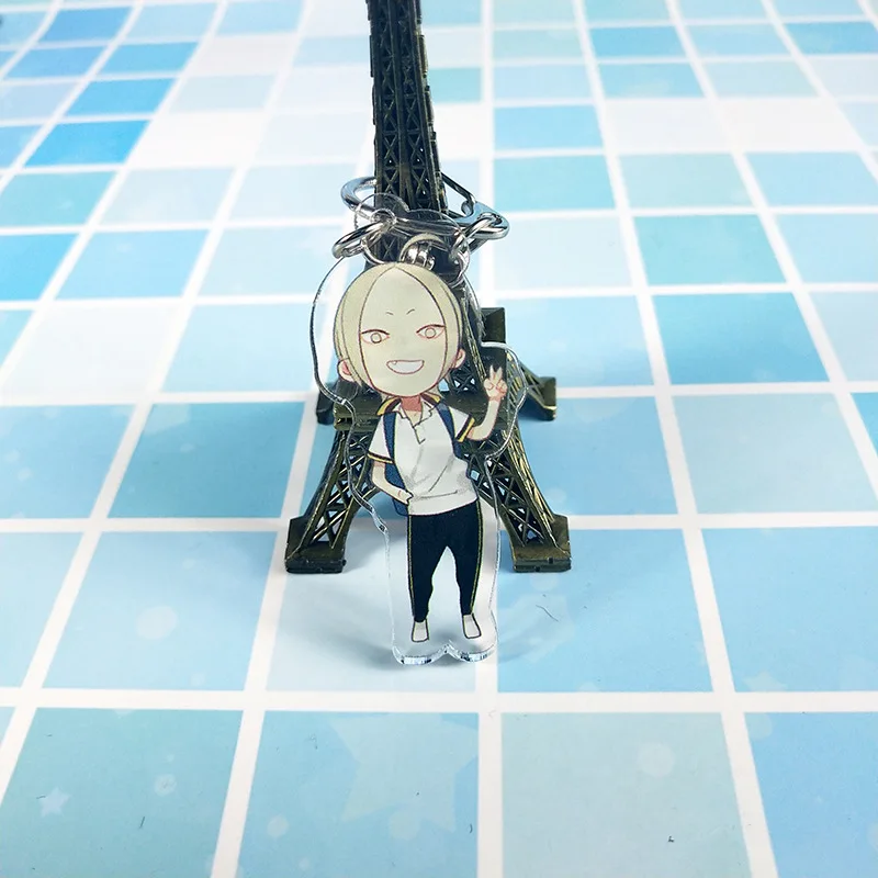 1pcs  Anime 19 Days Old Xian Mo Guan Shan Jian Yi two Side Print keychain Keyrings Pendants Cute Version Y17