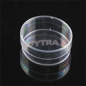 10 pcs/pack 55mm x15mm Laboratory Plastic Petri Dish/Transparent Clear Like Glass Petri Dish Lab Supplies