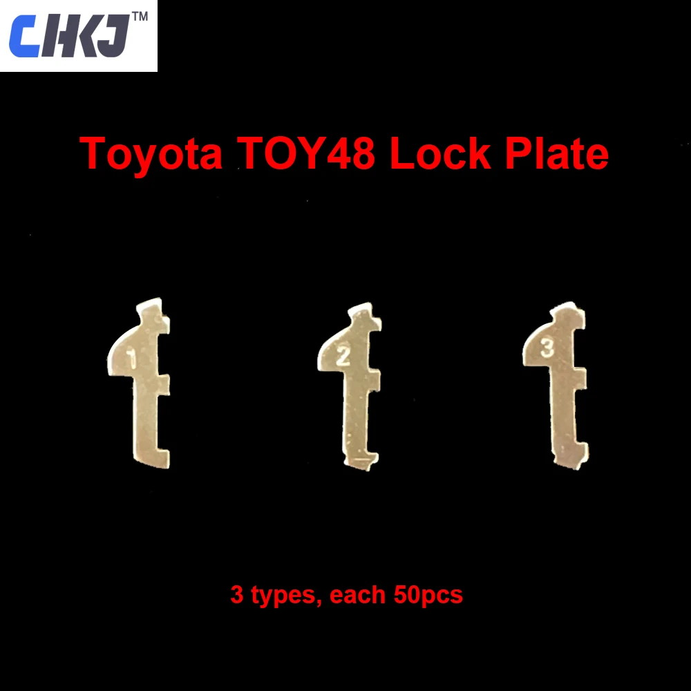 

CHKJ 150pcs/lot TOY48 Car Lock Reed Plate For Toyota Car Lock Repair Kit Accessories with 10pcs+ Spring Locksmith Supplies