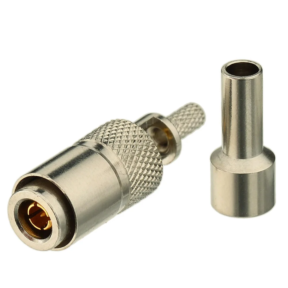 Eightwood HD SDI RF Coaxial Connector 75 Ohm 1.0/2.3 Connector Adapter Crimp RG179 Cable for Blackmagic BMCC/BMPCC Video Assist