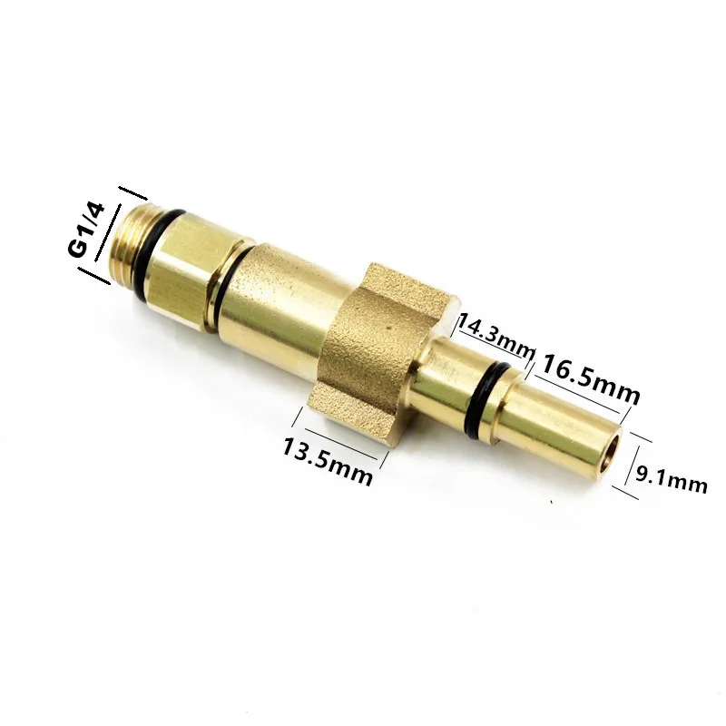 Nozzle Adaptor For Bosch AQT Aquatak Series Wash Gun To Foamer Lance Foam Generator & Jet Spear Wand Connetor