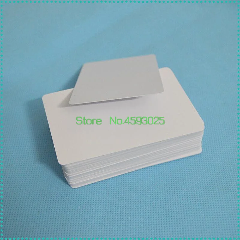 0.44mm Thickness Glossy Finish White Blank Double Sides Inkjet Printable PVC Card Printing by Epson L805/L801/L800 60pcs/Lot