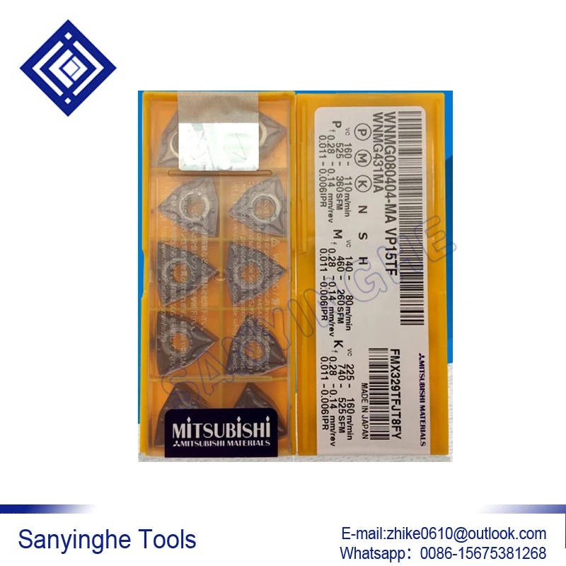 50pcs/lots WNMG080404-MA VP15TF / UE6020 / WNMG080408-MA VP15TF / UE6020 cnc carbide turning  inserts