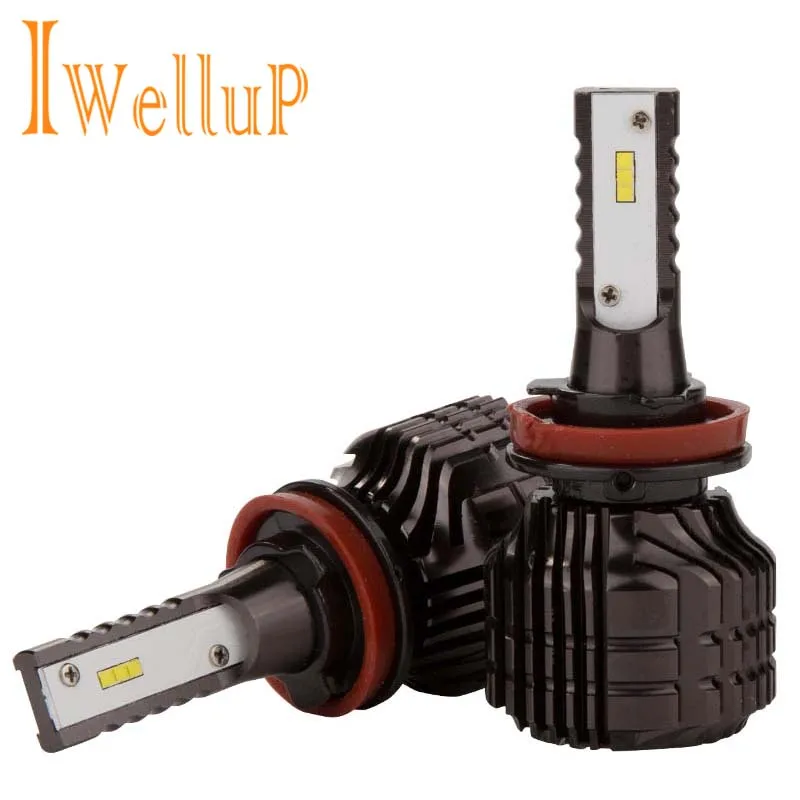 2 pcs plug&play H1 H3 9005/HB3 9006/HB4 H4 H7 Led Car light CSP 52W 9000LM Auto LED Headlight H11 H8 Fog Lamps 6000K white