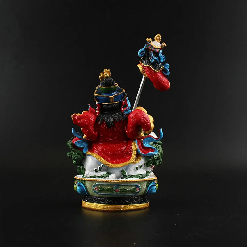 12.5CM Vaishravana Buddha Decorative Resin Small Buddha Statue Zambala Buddha Statue