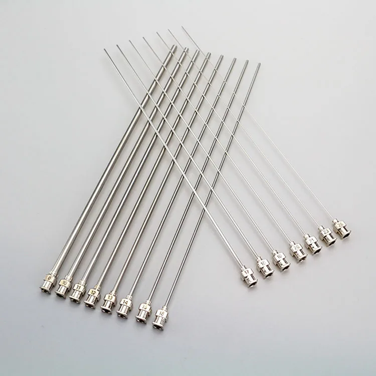 Imagem -06 - Agulha de Distribuição Comprimento de Cânula Peça100 mm ou 150 Mm200 mm 8g 10g 12g Opcional Customizado-ponta Feita de Metal
