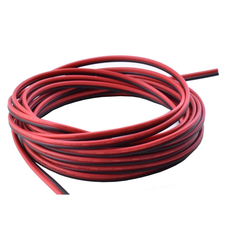 Imagem -04 - Pinos 18awg 20awg 22 Awg Vermelho Preto Led Cabo de Extensão Fio 100m