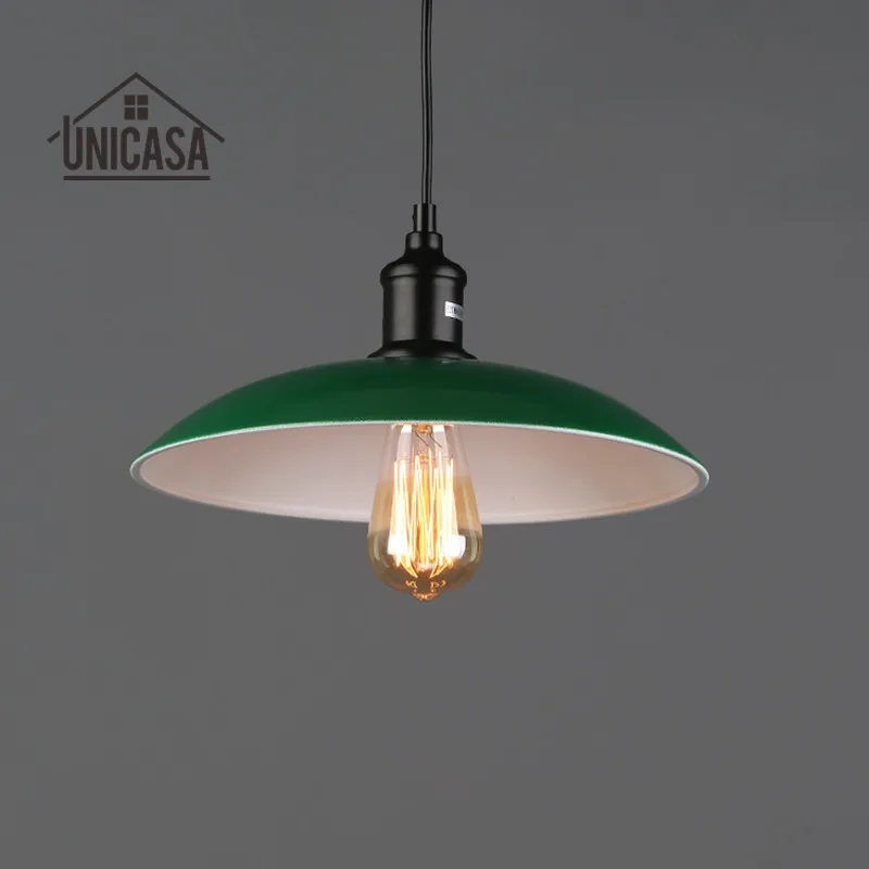 

Современные подвесные светильники зеленый абажур из кованого железа светильники кухня Остров офис отель античный Мини подвесной потолочный светильник