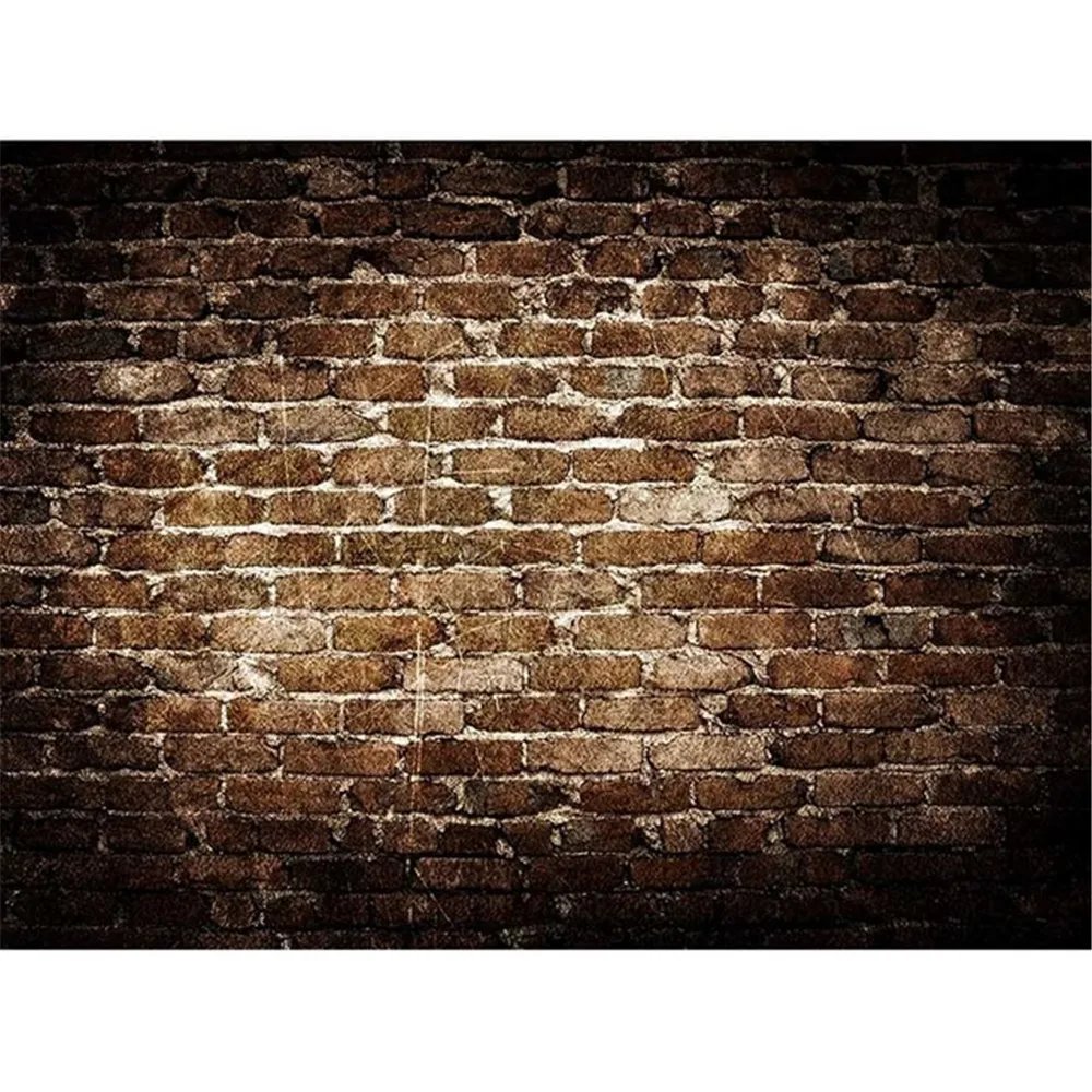 

Retro Vintage Brown Brick Wall Photography Backdrops Kids Children Photo Booth Wedding Background Achtergronden Voor Fotostudio