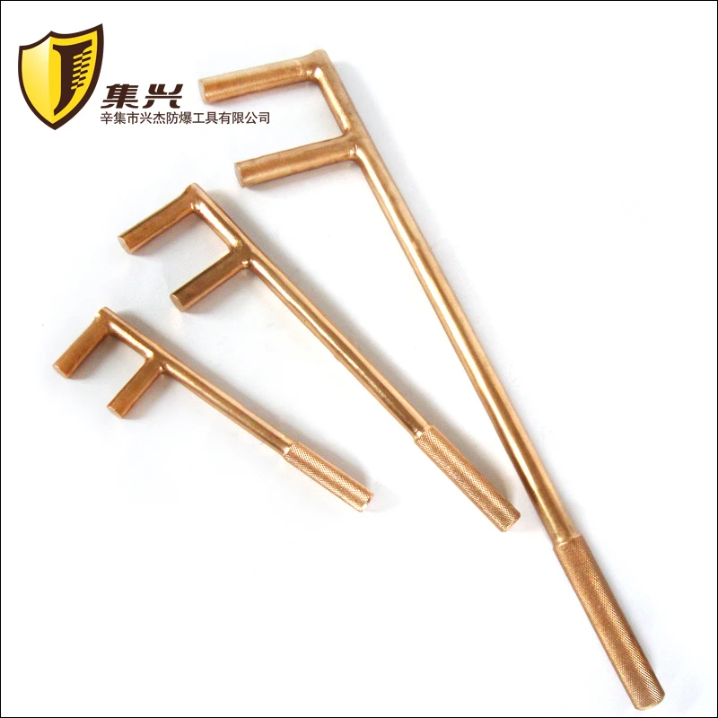 55*450mm,60*500mm,  F Types Wrench Spanner,Valve Handle Tool,Explosion proof and Non sparking Tools