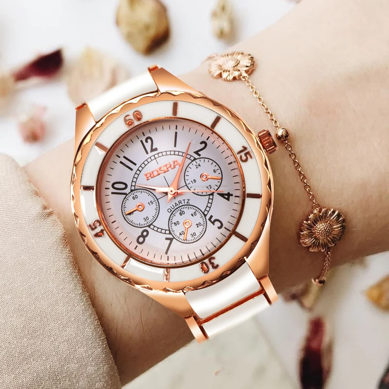 

New Luxury Rose Gold Watch Women Fashion Watches Full Steel Women's Watch Ladies Wristwatch bayan kol saati feminino mujer reloj