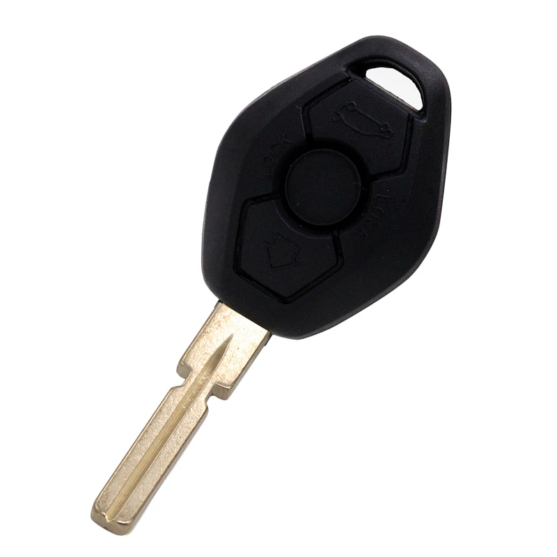 HAUSNN 3 Button Remote Key Fob Case Replacement For BMW E38 E39 E46 1 3 5 6 7 Series X3 X5 Z3 HU92 Blade Excellent Quality