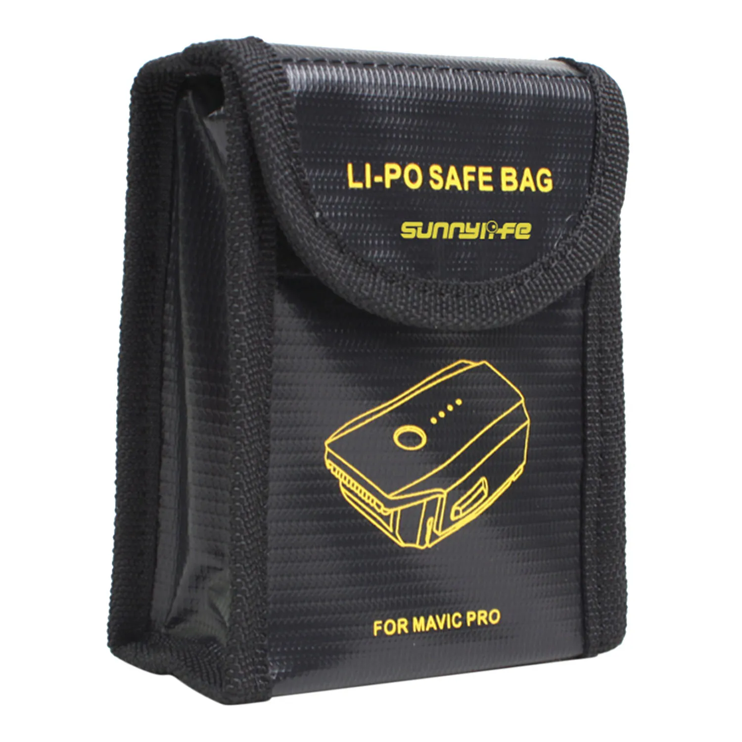 SUNNYLIFE Heat-Resistance Explosion-Proof Lipo Battery Safe Safety Guard Bag Pouch Charging Storage Holder For DJI Mavic Pro