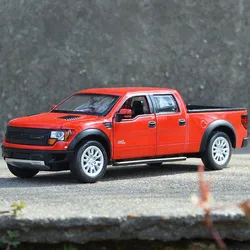 High simulation F-150 pickup toy,1:32 scale Alloy pull back car model,4 open doors,sound light toy,Free Shipping,wholesale