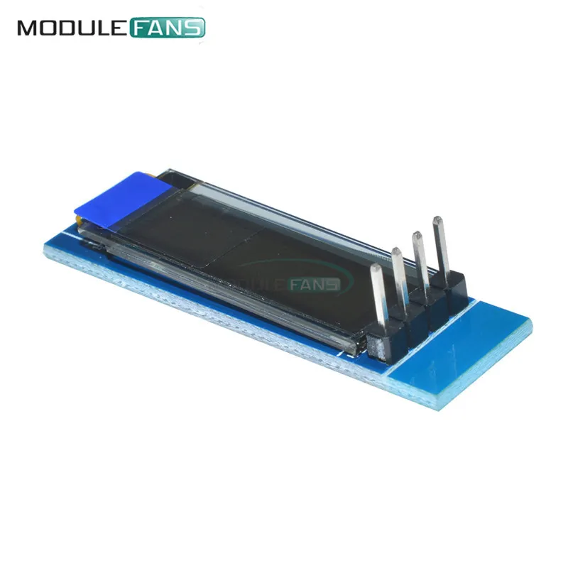 0.91'' 0.91 Inch White Color Backlight 128x32 IIC I2C OLED LCD Display Module For Arduin SSD1306 Driver IC DC 3.3V 5V PIC  DIY