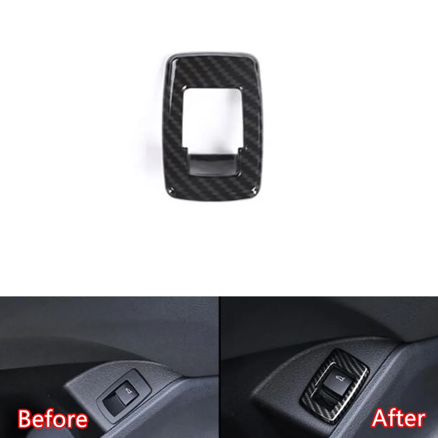 YAQUICKA Автомобильный интерьер задний хвост багажник дверной переключатель рамка накладка Стайлинг для BMW X1 F48 20i 25i 25le 2016 2017 2018 ABS