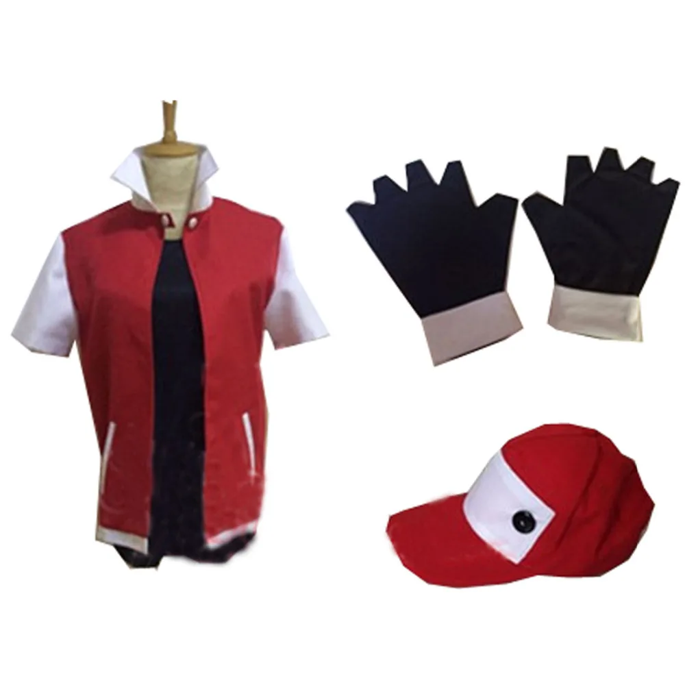 2017 Anime Trainer Red Cosplay Costume