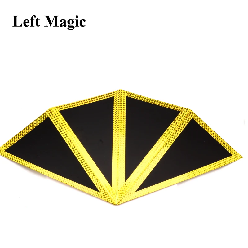 Funnel (Four-Screen Fan) Production  Magic Tricks Appearing Magie Stage Close Up Gimmick Prop Accessories