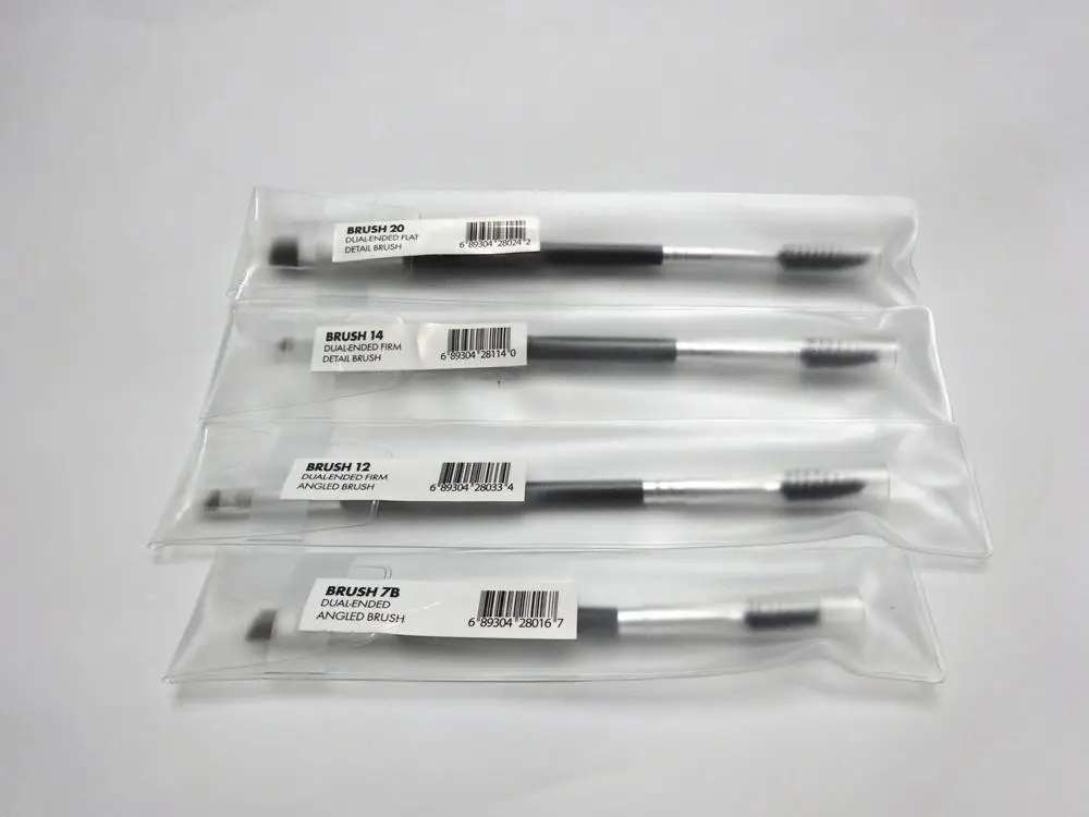 ANA DUO BRUSH #7B #12 #14 #20 Brow Brush #15 - Quality Eye Brow Liner for Cream Powder Products - Beauty Makeup Brushes