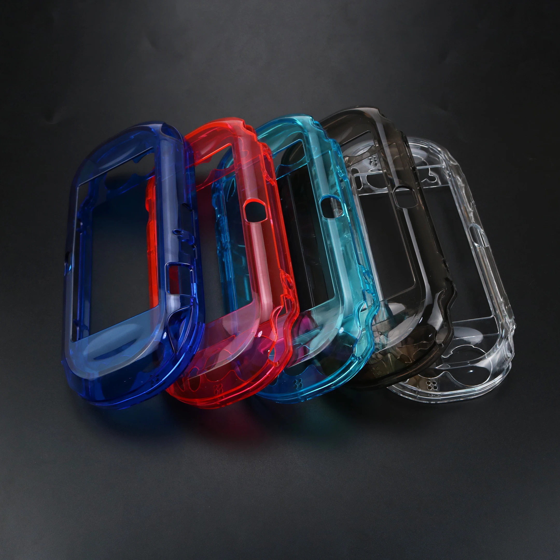 YuXi Transparent Clear Hard Case Protective Cover Shell Skin for Sony for Psvita PS Vita PSV 1000 Crystal Body Protector image 2