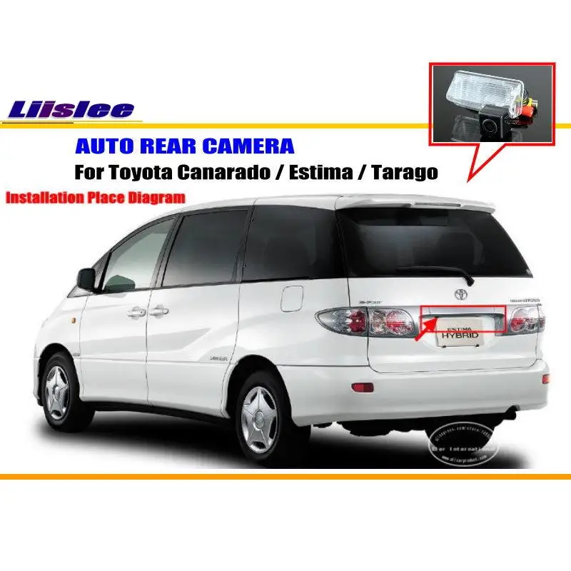 For Toyota Canarado/Estima/Tarago Car Rearview Rear View Camera Backup Parking Back AUTO HD CCD CAM Accessories Kit