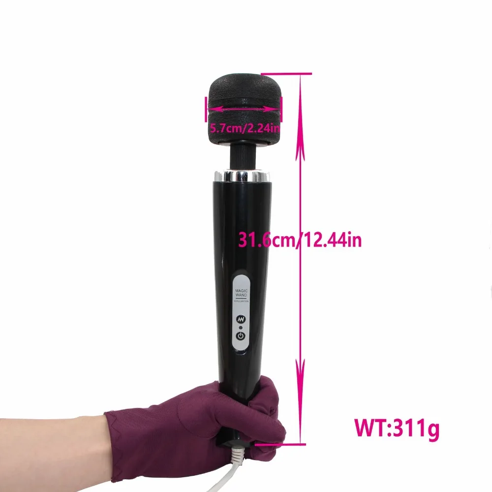 Powerful 10 Speeds Big Vibrator Magic Wand Body Massager Clitoris Stimulator Sex Toy for Women Adults 18 Female Masturbator Shop