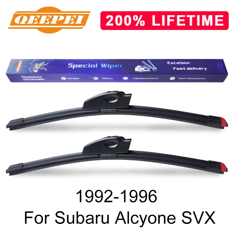 

QEEPEI Replace Wiper Blade For Subaru Alcyone SVX 1992-1996 Silicone Rubber Windshield Windscreen Wiper Auto Car Accessories