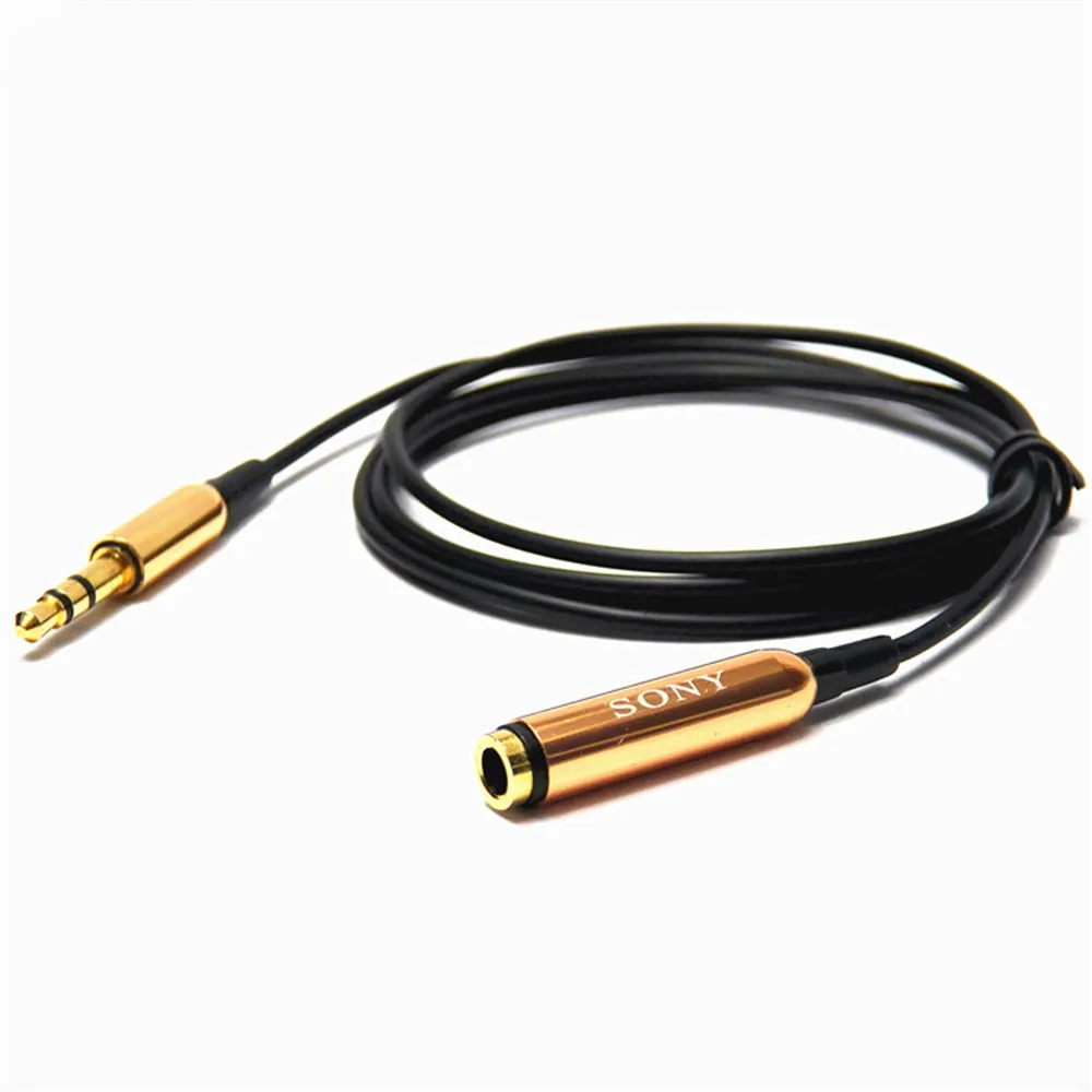 Аудиокабель-удлинитель со штекером 3,5 мм и разъемом Aux 1 м для наушников/ПК/DVD/ТВ/автомобильного аудио