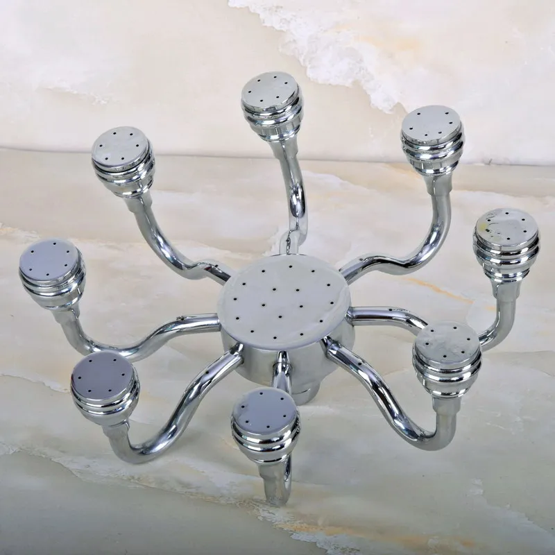 Acessório para banheiro (padrão 7.7 ")-1/2 polegadas (polegadas) em latão cromado com formato de oito garras para banheira/chuveiro de chuva