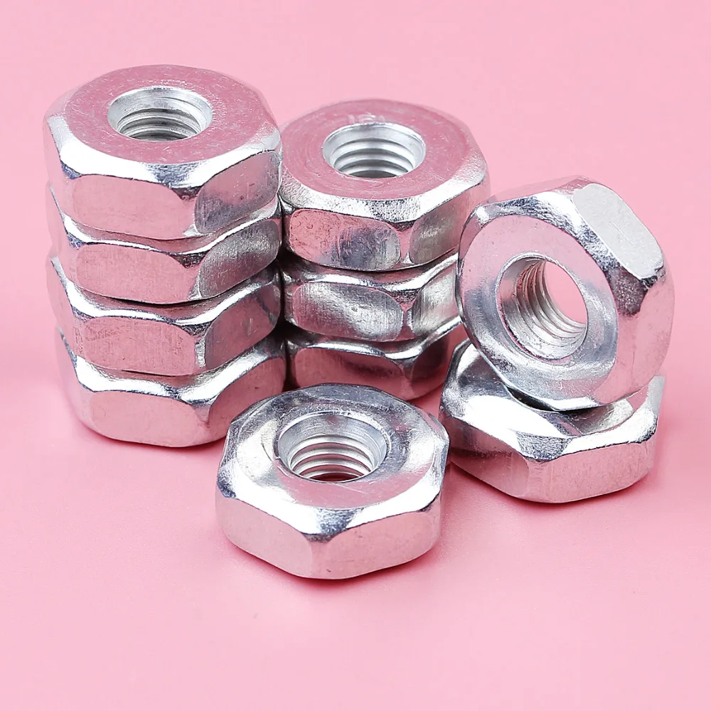 

10pcs M8 Bar Nut For Stihl MS170 MS180 MS210 MS230 MS250 MS240 MS260 MS290 MS660 MS650 MS640 MS460 MS440 MS360 MS340 Chainsaw