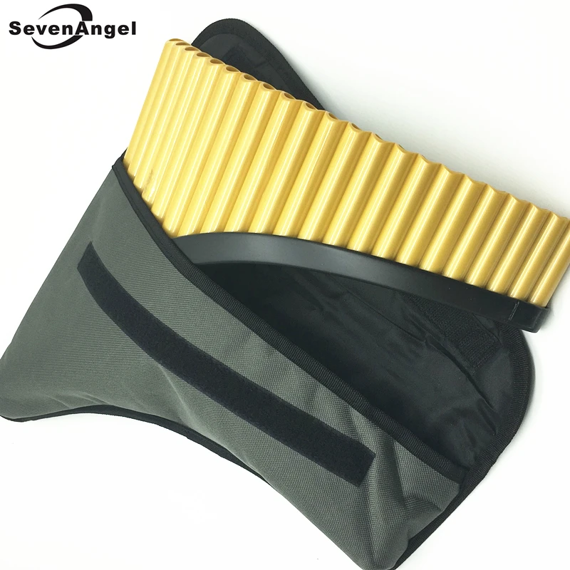 Panflute 22 Rohre ABS kunststoff Material Rumänien G Schlüssel Panflöte Flauta Musical Instruments 100% Neue Pan Xiao flöte mit tasche
