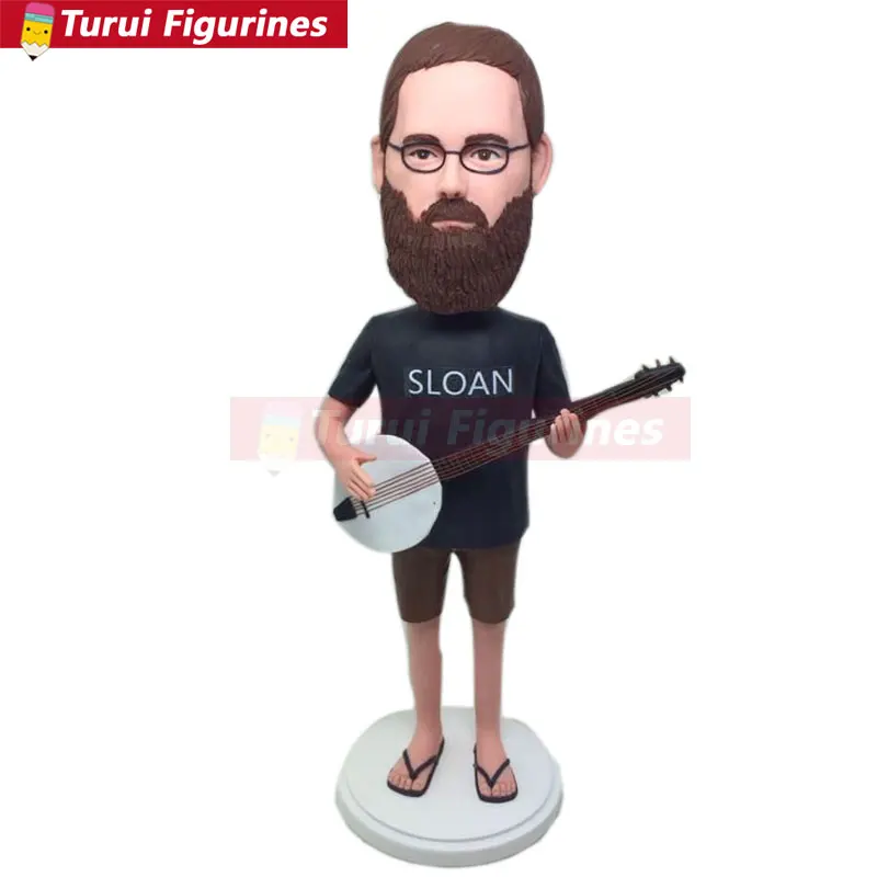 Custom Bobblehead Personalized Husband Boyfriend Gift Bobblehead Figurines Based on Customers' Photos BF Birthday Cake Topper Bd