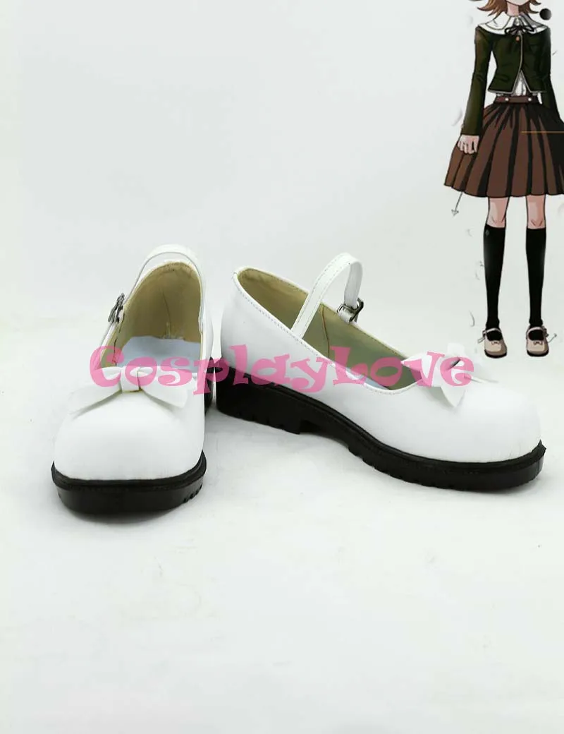 Danganronpa Dangan Ronpa Chihiro Fujisaki Cosplay Shoes Boots Hand Made For Halloween Christmas Festival CosplayLove