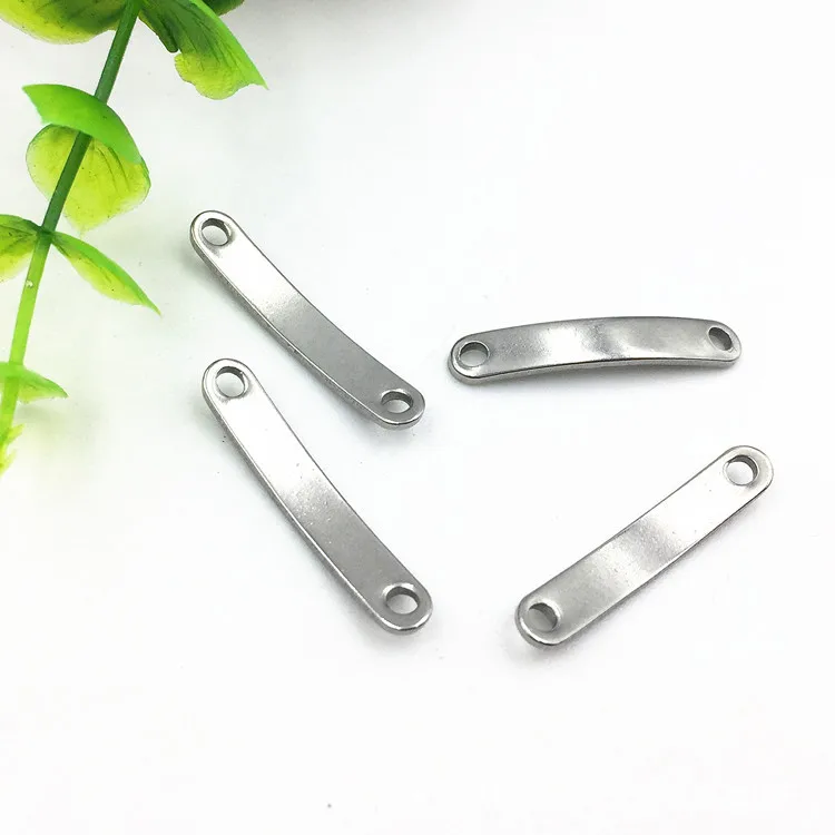 10pcs 30x5mm Stainless Steel Jewelry Making DIY Findings Long Tube Links Connectors for Bracelets Earrings