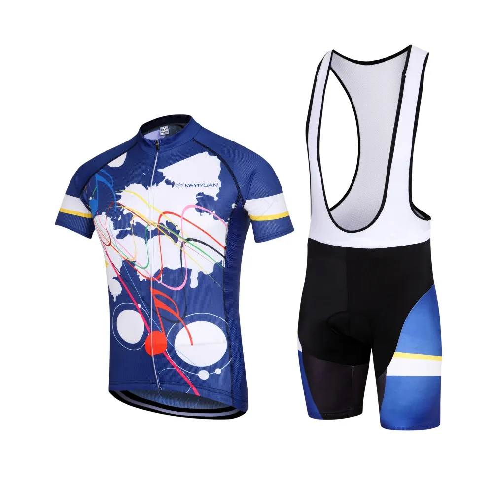 KEYIYUAN Bike Bicycle Cycling Jersey (BIB) Shorts Mens Breathable Clothing S-5XL