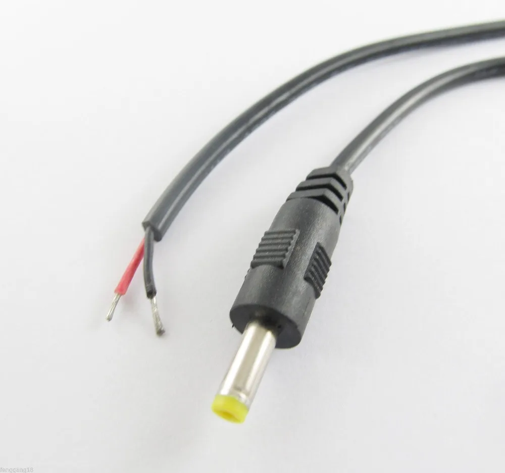 CCTV DC 전원 플러그 수 커넥터 5 개, 4.0x1.7mm 수 소켓 코드 케이블 30cm