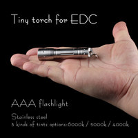 AAA flashlight, EDC flashlight , XPE2 led inside